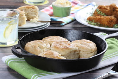 Cast Iron Buttermilk Biscuits