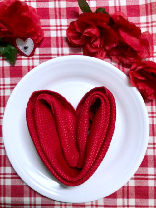 Valentine Heart Napkins