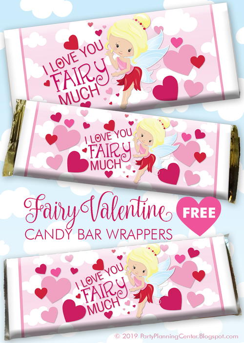Candy Bar Wrapper for Valentine's Day
