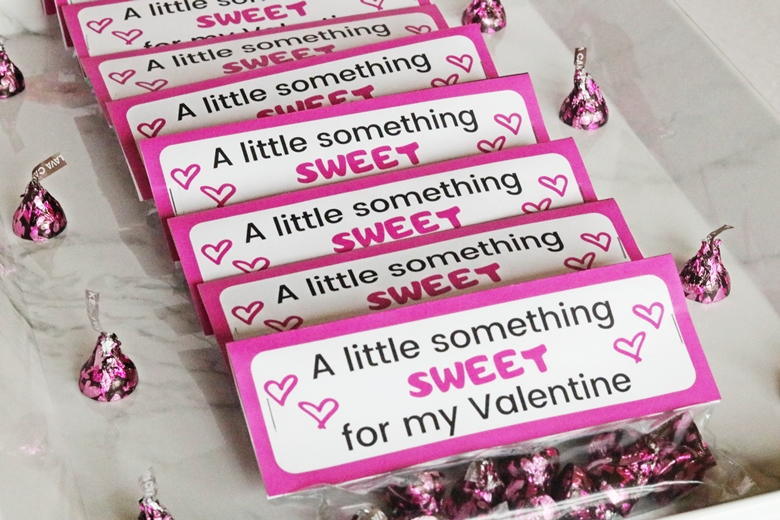 Valentines Day Treat Baggies (with Printable Topper ...