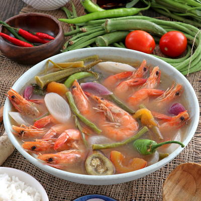 Sinigang Na Hipon (Shrimp In Sour Soup)