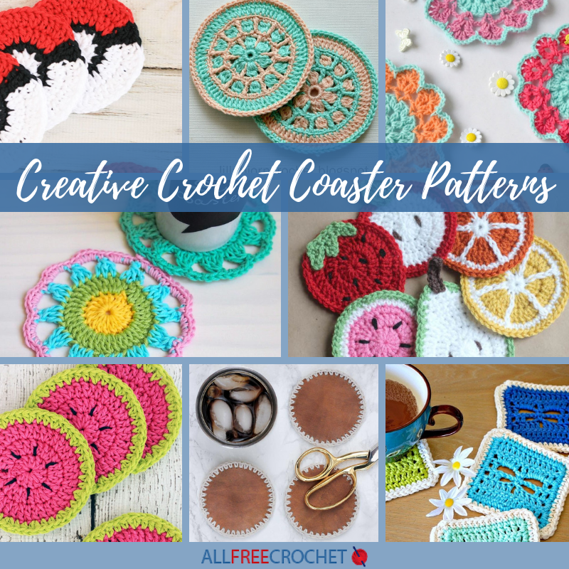 30+ Unique Crochet Coaster Patterns Any Crocheter Can Make