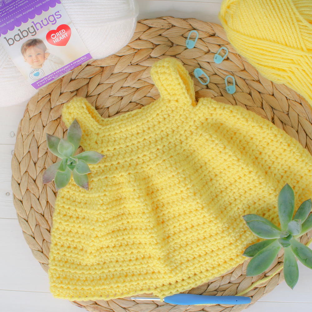 Simply Spring Baby Dress | AllFreeCrochet.com Simply Spring Baby Dress | AllFreeCrochet.com
