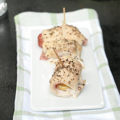 Chicken Roll Ups with Ham