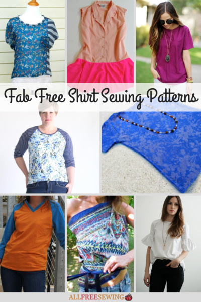 33 Fab Free Shirt Sewing Patterns | AllFreeSewing.com