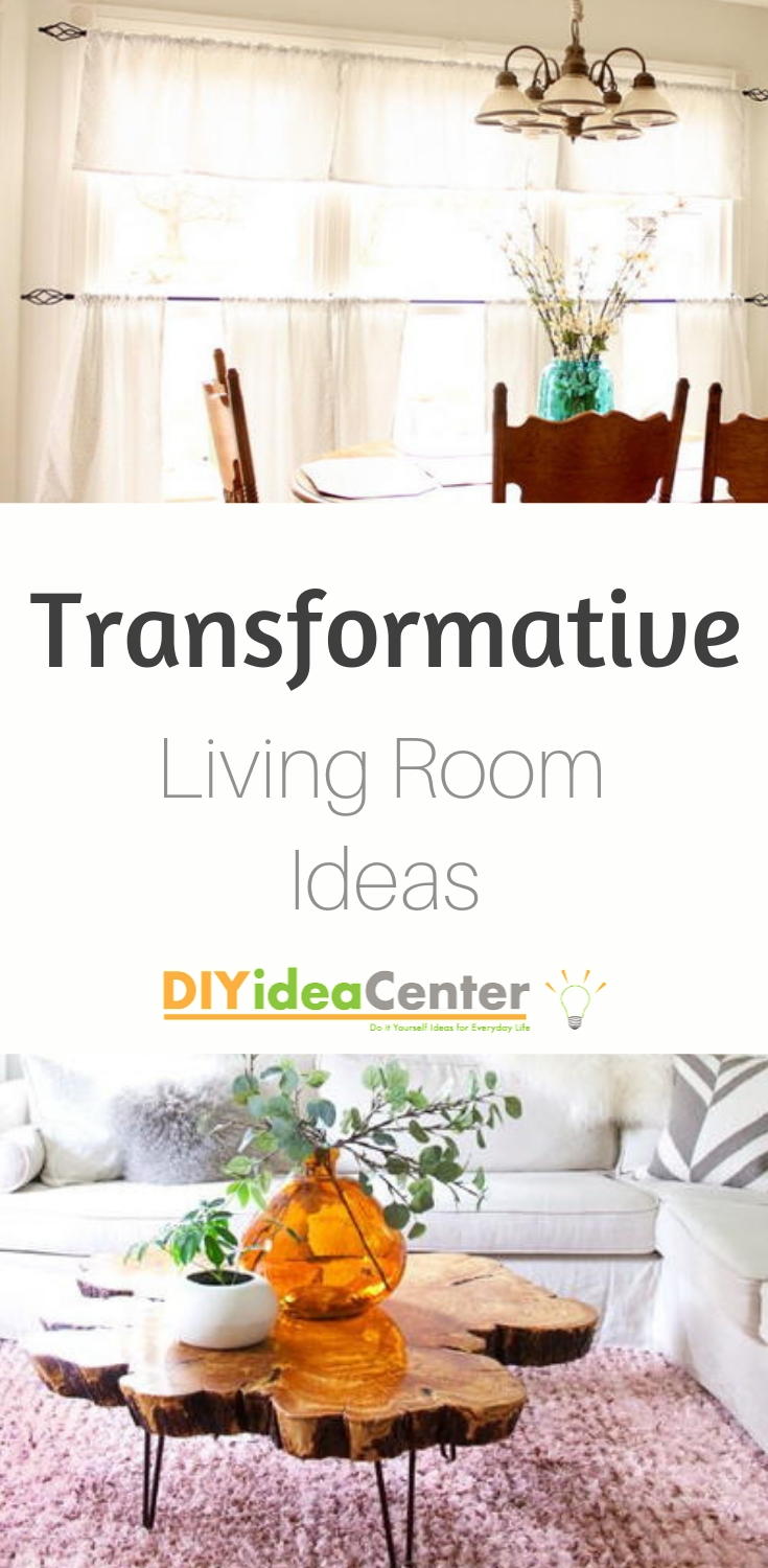 47 Transformative Living Room Ideas | DIYIdeaCenter.com