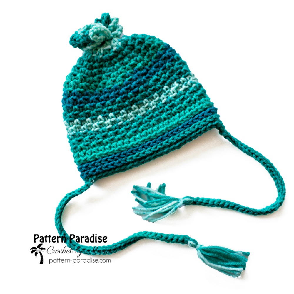 Endless Possibilities Tie Hat | AllFreeCrochet.com