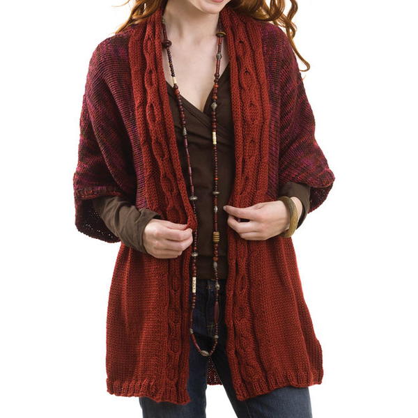 Cable Front Cardigan