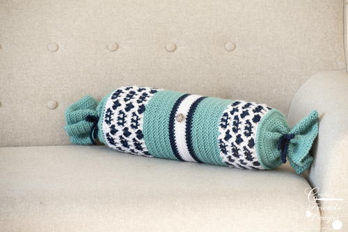 Sea Breeze Bolster Pillow Allfreecrochet Com