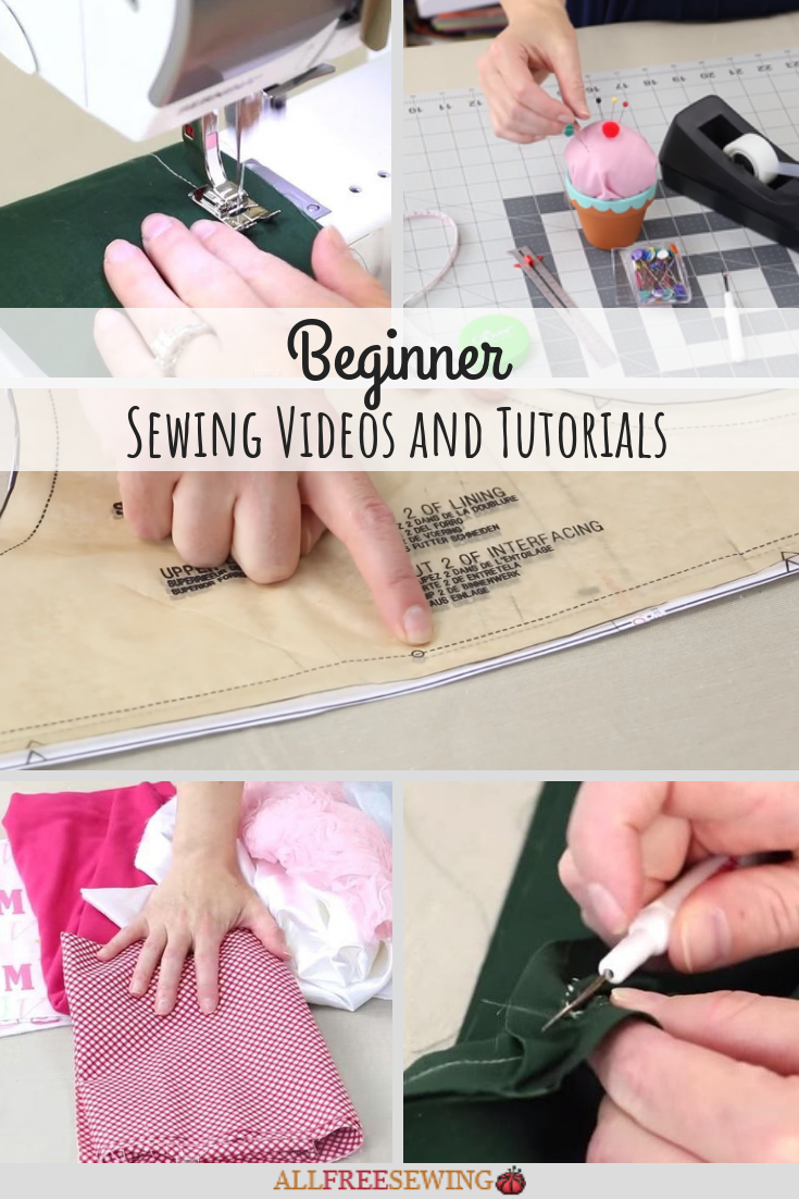 33+ Beginner Sewing Videos and Tutorials | AllFreeSewing.com