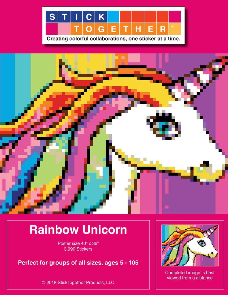 Stick Together Paint by Stickers Kit