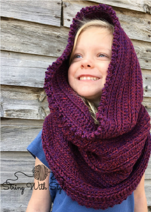 Sleigh Ride Hooded Infinity Scarf