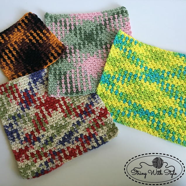 Color Pooling 101: Argyle Print, Crochet