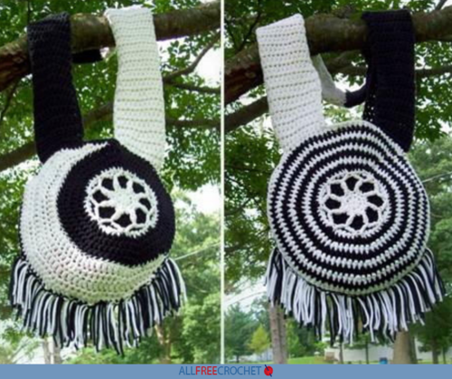 crochet boho bag free pattern