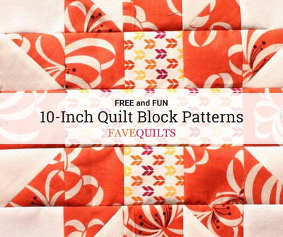 11 Free 10-Inch Quilt Block Patterns