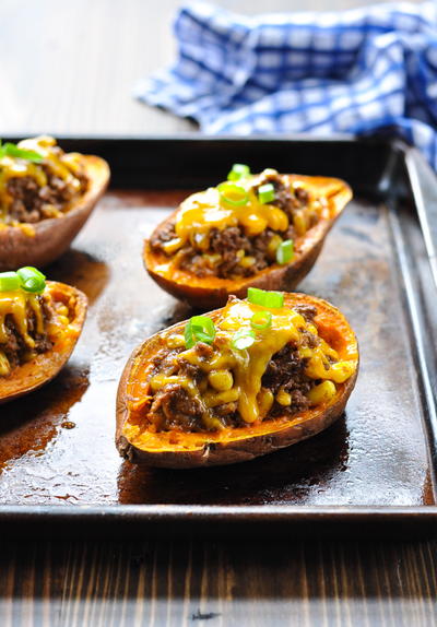 Taco Stuffed Potatoes