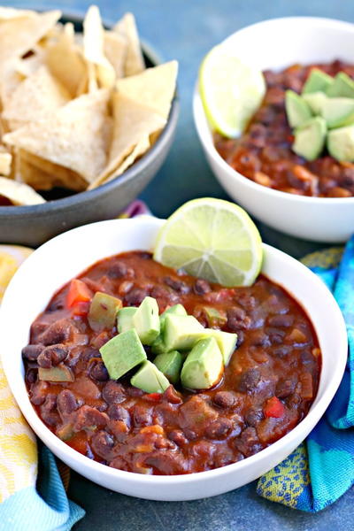 Easy Black Bean Chili