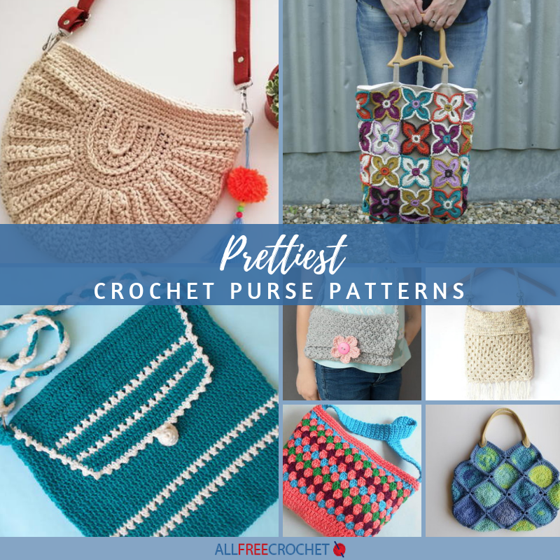 Crochet mini bag free top pattern