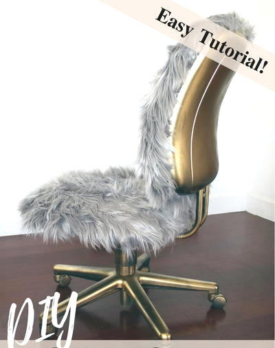 DIY Faux Fur Chair
