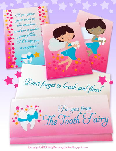DIY Tooth Fairy Envelopes