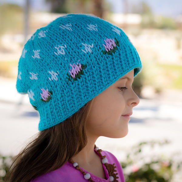 Spring Showers Beanie Crochet Pattern