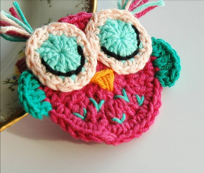 Crochet Owl Motif