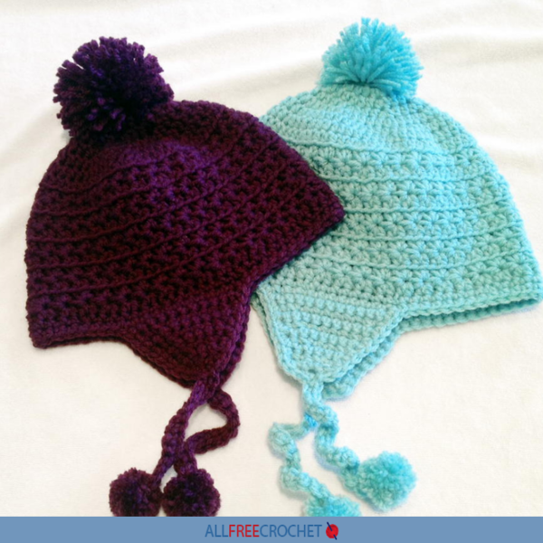 Crochet pattern for toddler hat with ear hot sale flaps