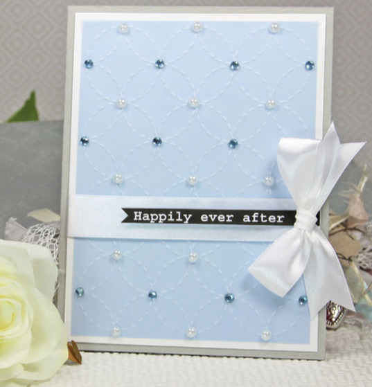 Vellum Wedding Ring Card | FaveCrafts.com