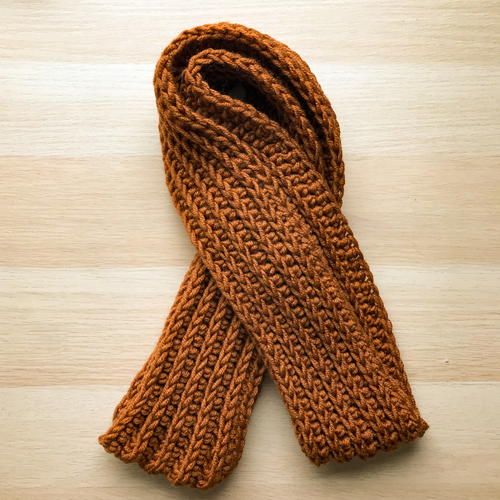 Entirely Easy Men's Crochet Scarf | FaveCrafts.com