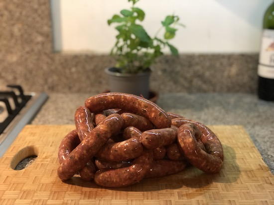 Homemade Spicy Merguez Sausages