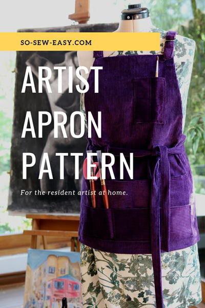 Artist Apron Pattern For The Resident Artist at Home
