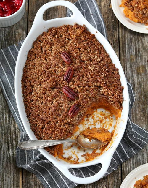 Vegan Sweet Potato Casserole