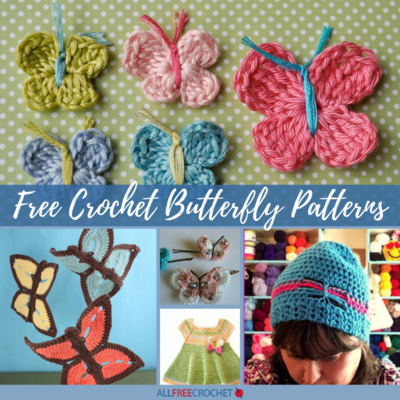 35+ Free Crochet Butterfly Patterns