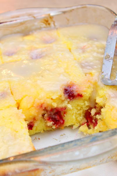Lemon Raspberry Cake with Buttermilk
