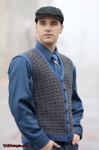 Classic Crochet Vest