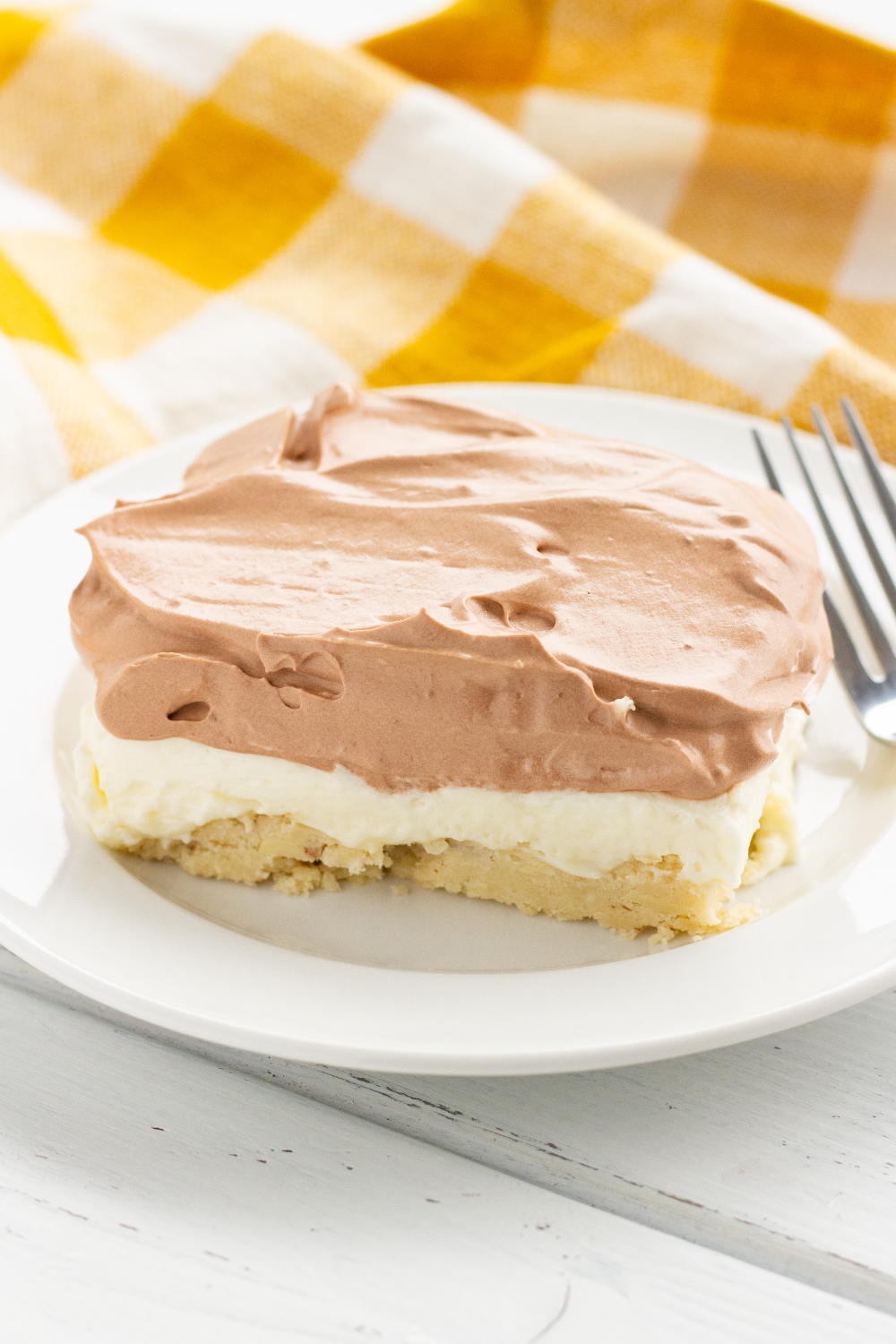 Almond Crusted Creamy Pudding Cake-image