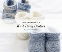 knitted baby booties for sale
