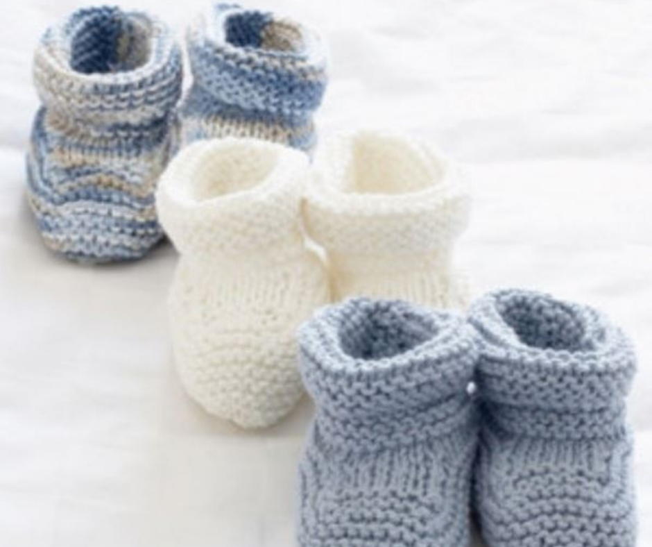 Printable Pattern For Baby Booties