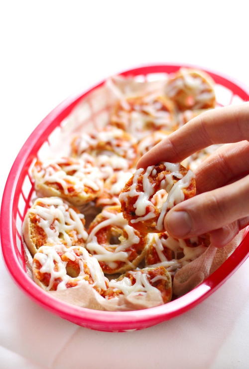 Homemade Gluten-Free Vegan Copycat Pizza Bagel Bites (Allergy-Free)