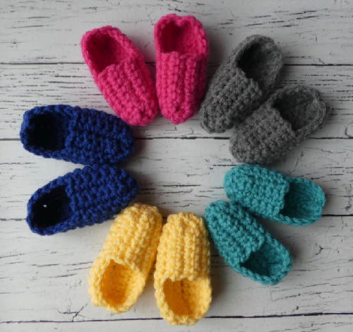 Easy Peasy Baby Booties