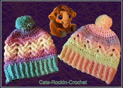 The "Slip n Slide" Crochet Hat Pattern 