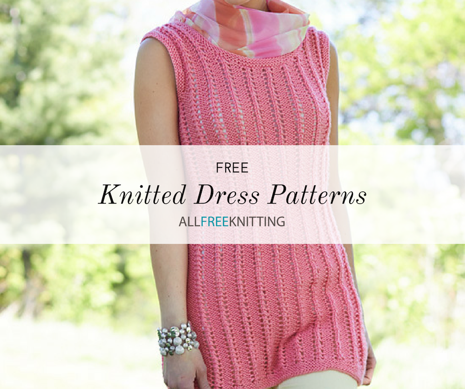 23 Free Knitted Dress Patterns | AllFreeKnitting.com