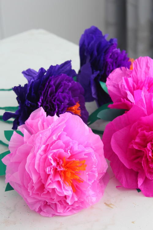 DIY Paper Peonies