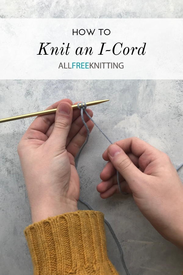 How to Knit an ICord