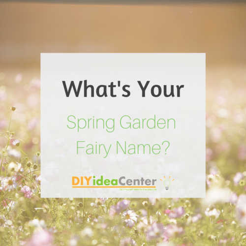 Whats Your Spring Garden Fairy Name