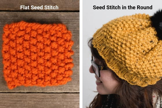 How To Knit Seed Stitch Allfreeknitting Com How To Knit Seed Stitch Allfreeknitting Com