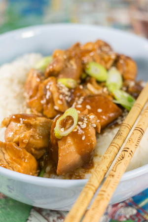 Delightfully Easy Slow Cooker General Tso's Chicken