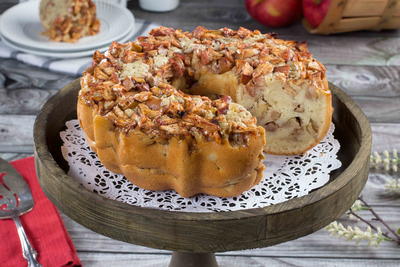 Apple and Walnut Bundt Cake Recipe DF GF - Sabrinas Organizing