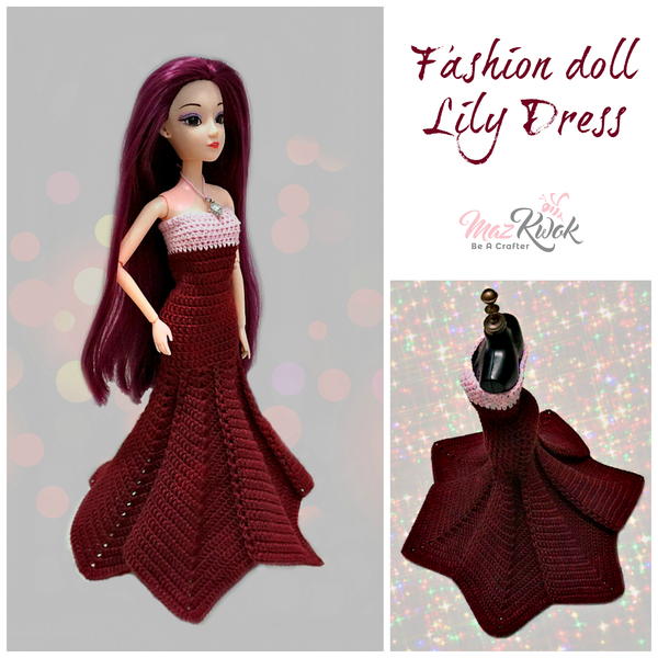 Fashion Doll Lily Dress