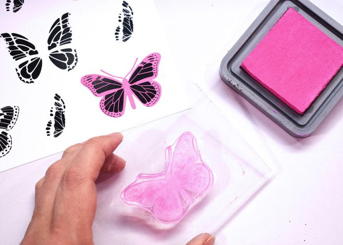 Gold Foil Be Transformed Butterfly Note Cards
